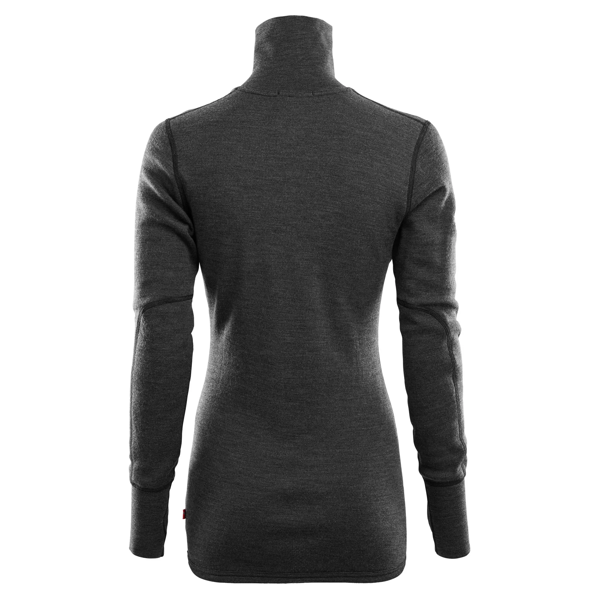 Aclima DoubleWool Polo with Zip Woman Marengo/Jet Black | Buy Aclima DoubleWool Polo with Zip Woman Marengo/Jet Black here | Outnorth
