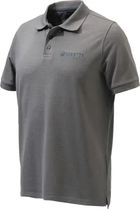 Beretta Men&#x27;s Corporate Polo Grey Melange | Buy Beretta Men&#x27;s Corporate Polo Grey Melange here | Outnorth