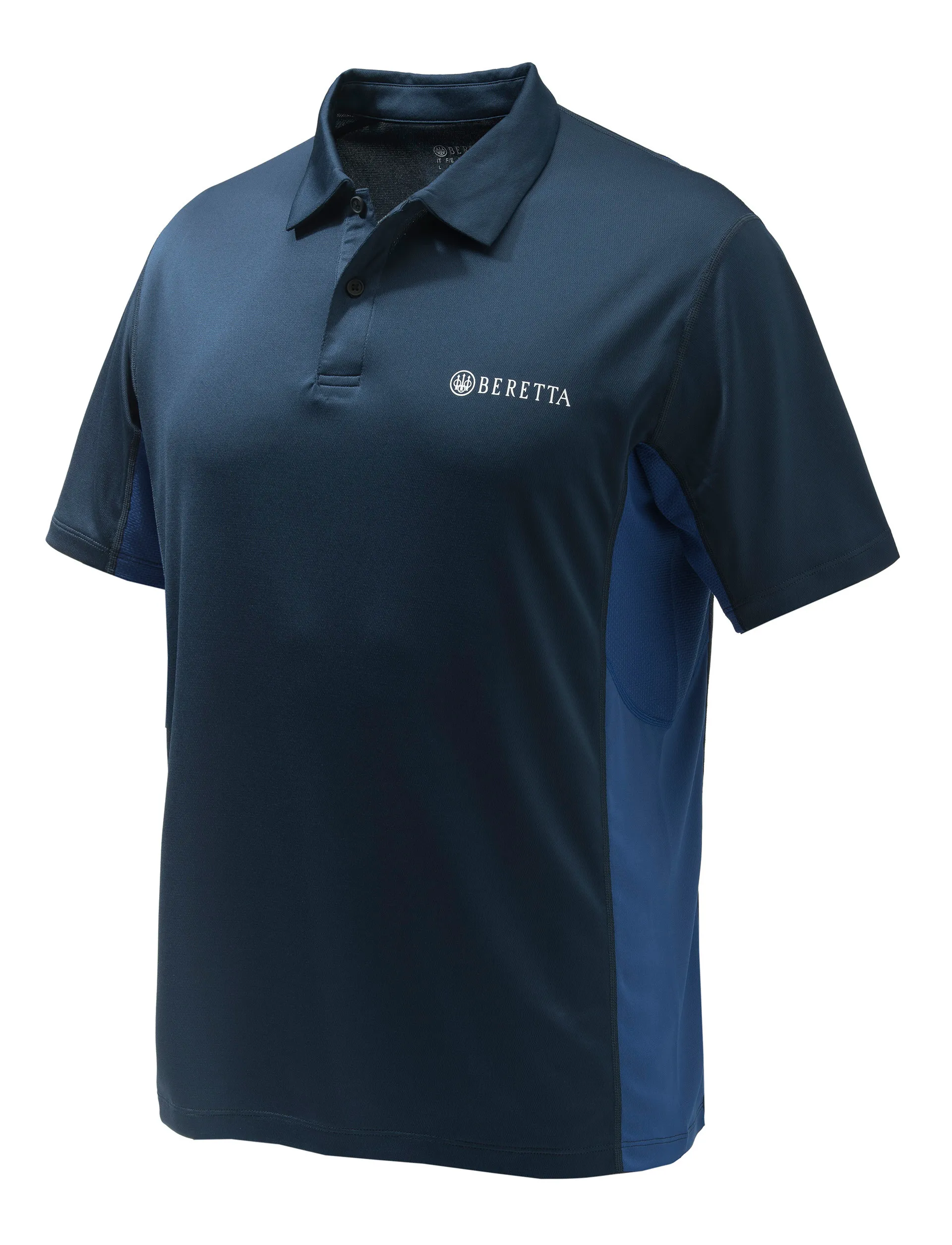 Beretta Unisex Flash Tech Polo Blue Total Eclipse | Buy Beretta Unisex Flash Tech Polo Blue Total Eclipse here | Outnorth
