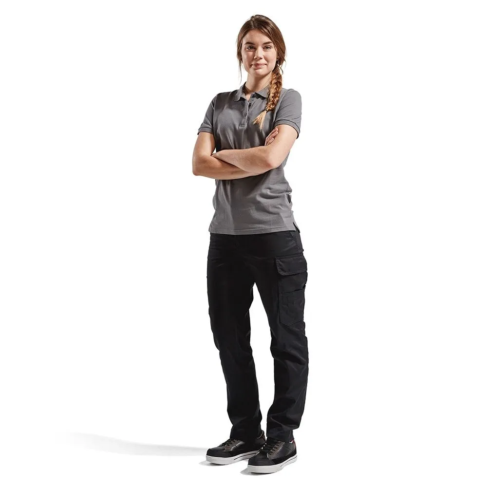 Bl&#xE5;kl&#xE4;der&#x20;3307-1035&#x20;Women&#x27;s&#x20;Pique&#x20;Polo&#x20;Shirt&#x20;-&#x20;Grey