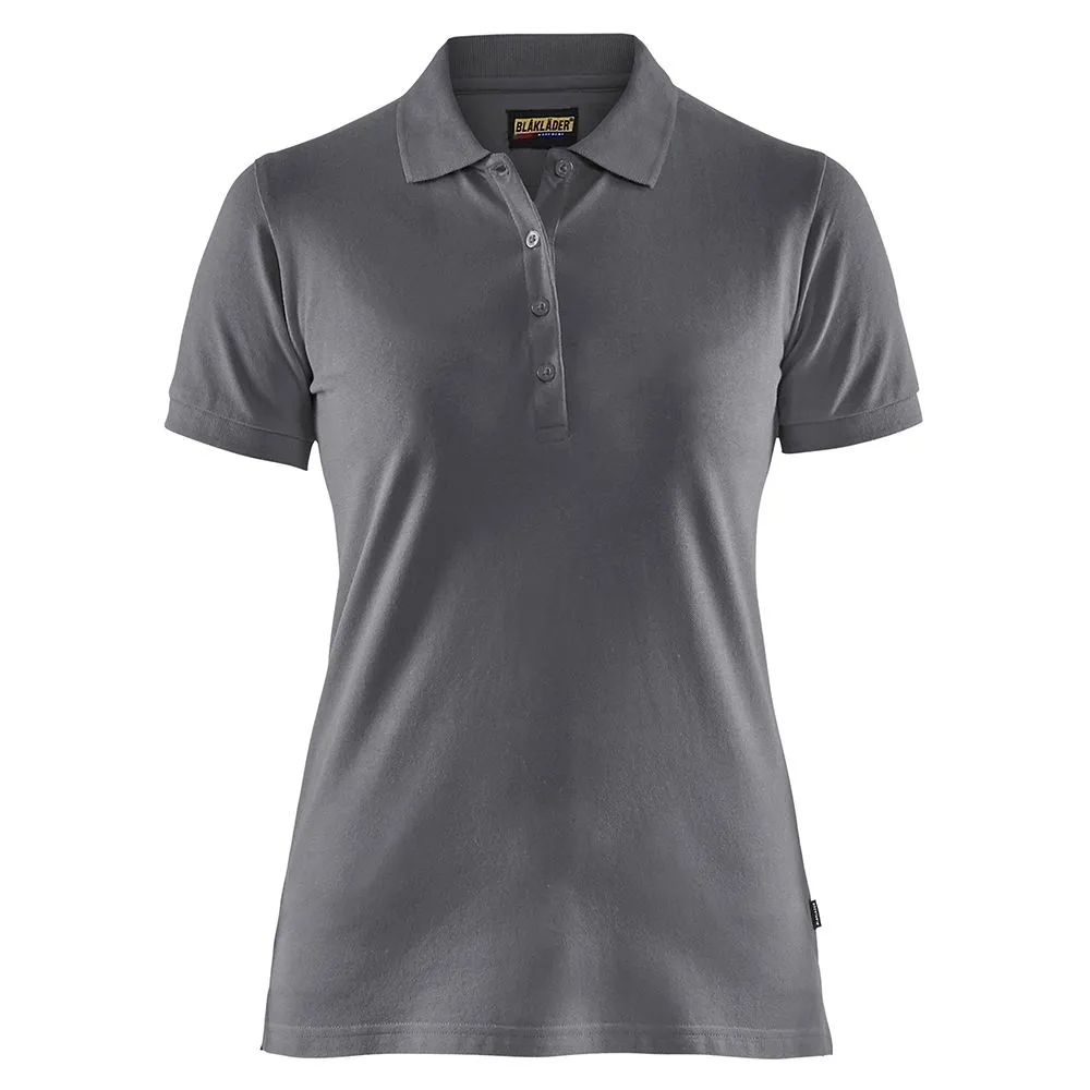 Bl&#xE5;kl&#xE4;der&#x20;3307-1035&#x20;Women&#x27;s&#x20;Pique&#x20;Polo&#x20;Shirt&#x20;-&#x20;Grey