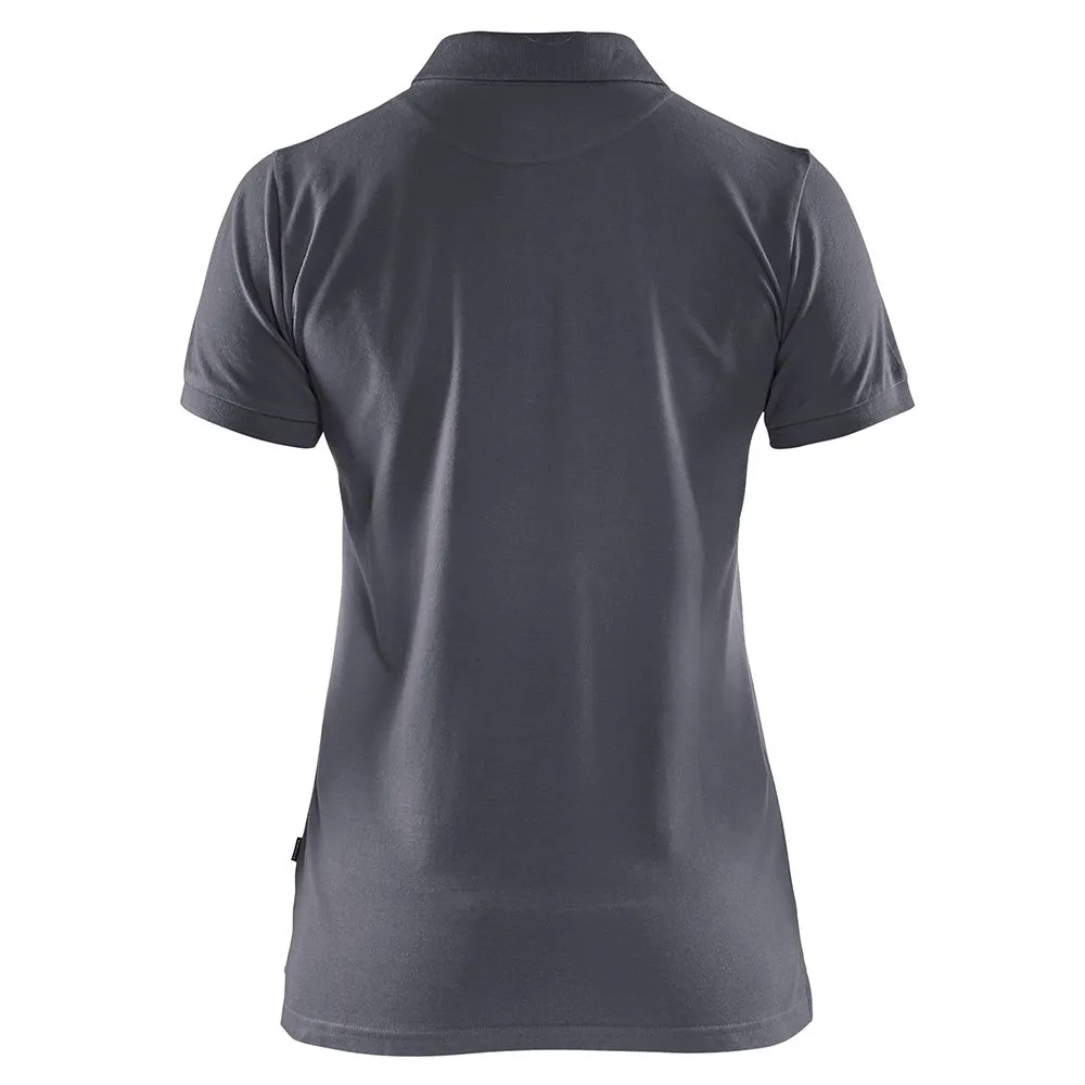 Bl&#xE5;kl&#xE4;der&#x20;3307-1035&#x20;Women&#x27;s&#x20;Pique&#x20;Polo&#x20;Shirt&#x20;-&#x20;Grey