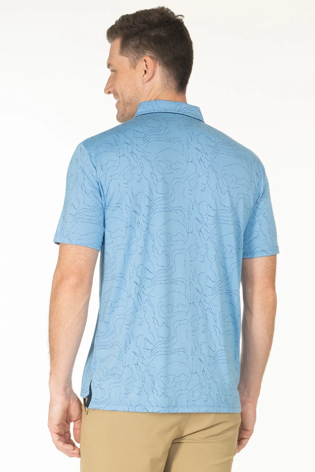Cloud Polo - Topography Print