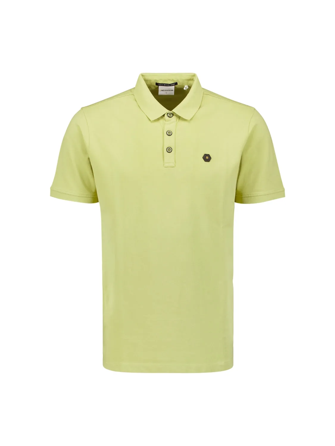 Cotton Polo with Stretch - Timeless Favorite for Any Occasion | Lime