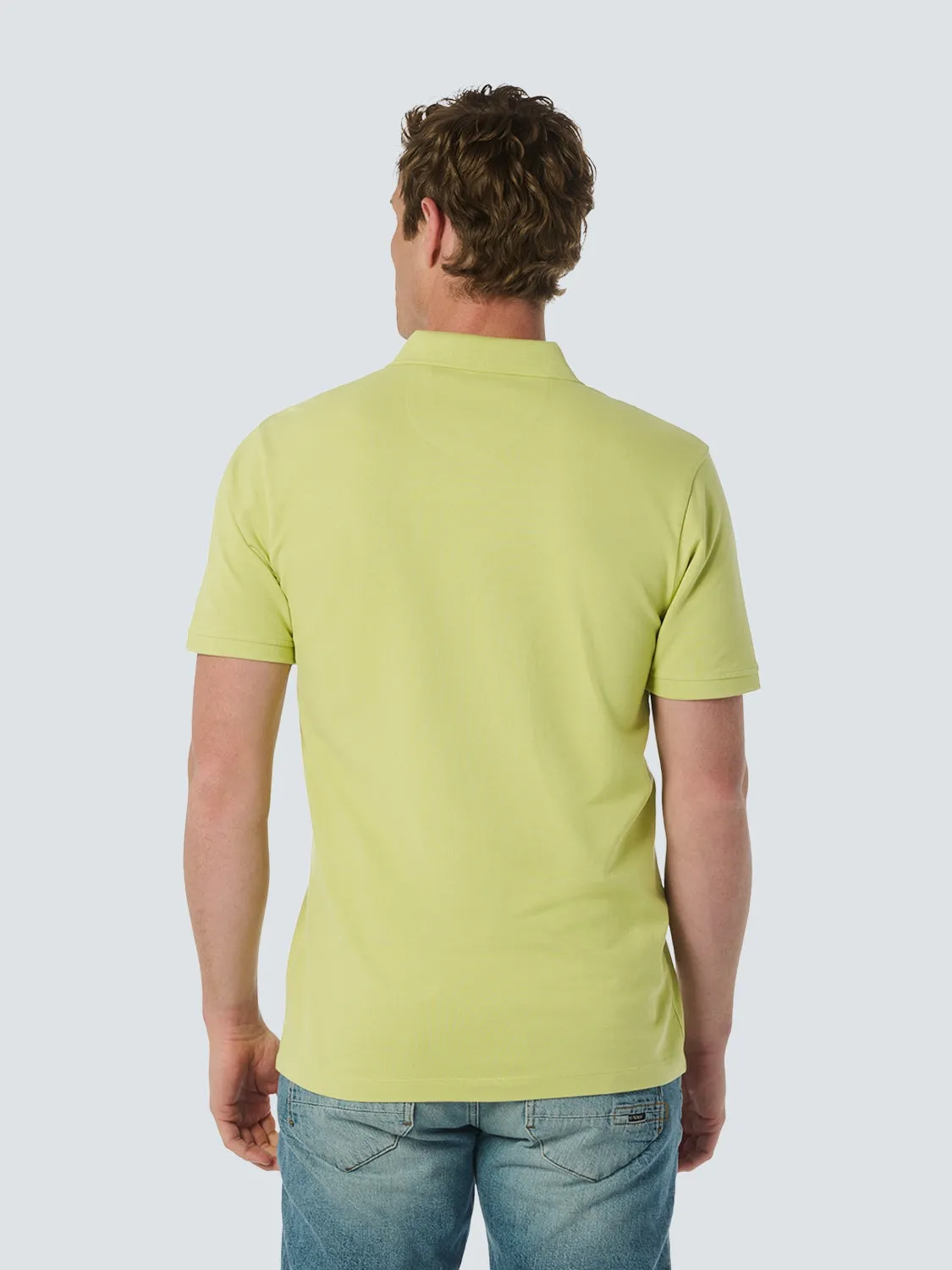 Cotton Polo with Stretch - Timeless Favorite for Any Occasion | Lime