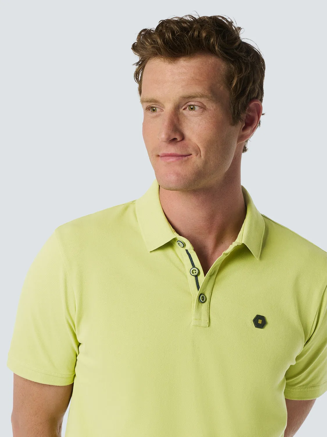 Cotton Polo with Stretch - Timeless Favorite for Any Occasion | Lime