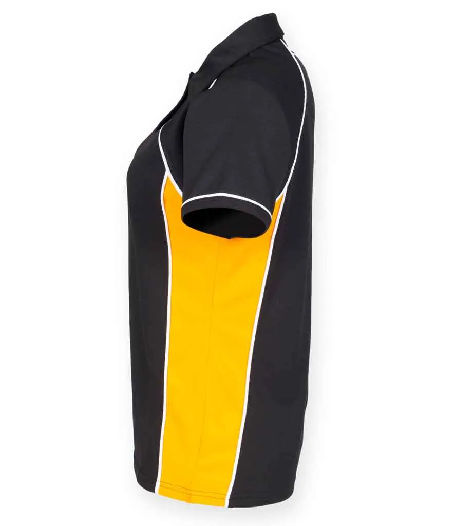 Finden and Hales Performance Piped Polo Shirt (Ladies)