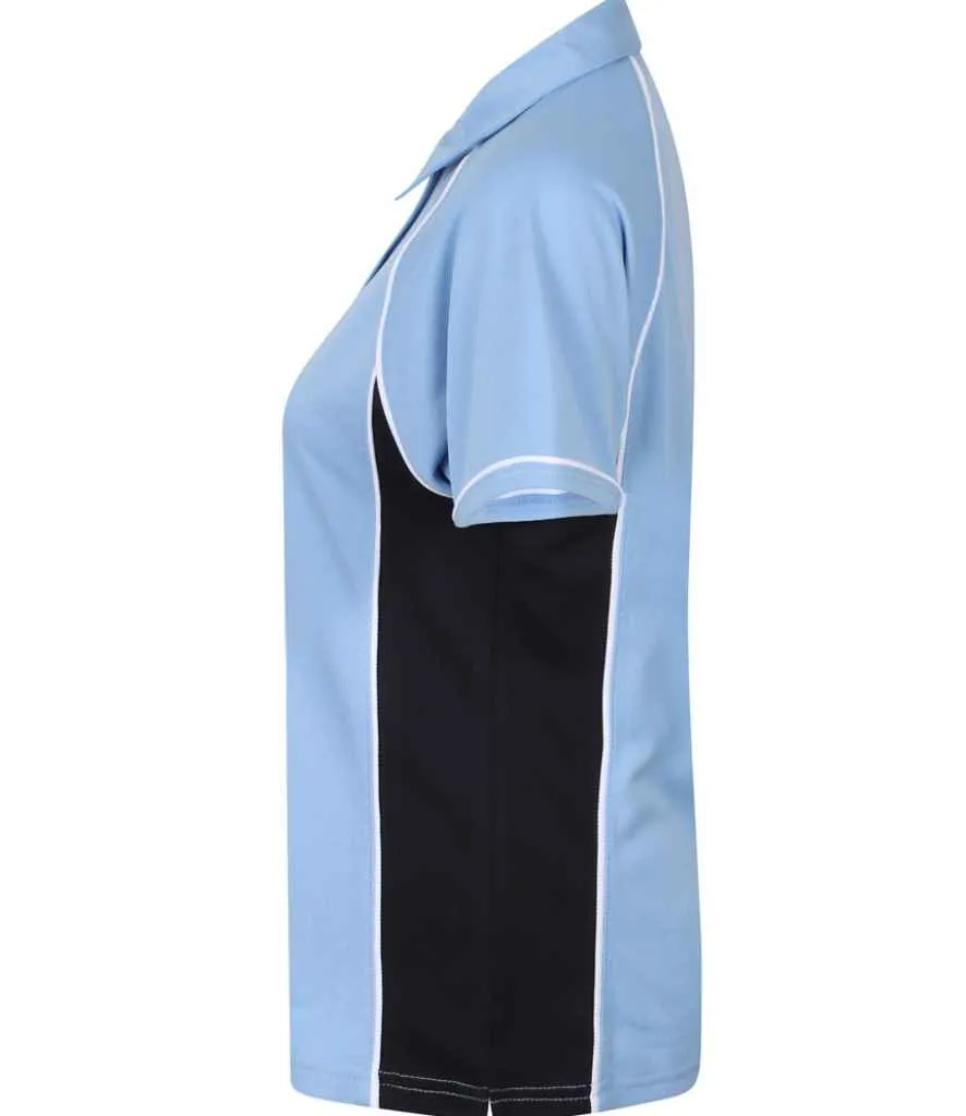 Finden and Hales Performance Piped Polo Shirt (Ladies)