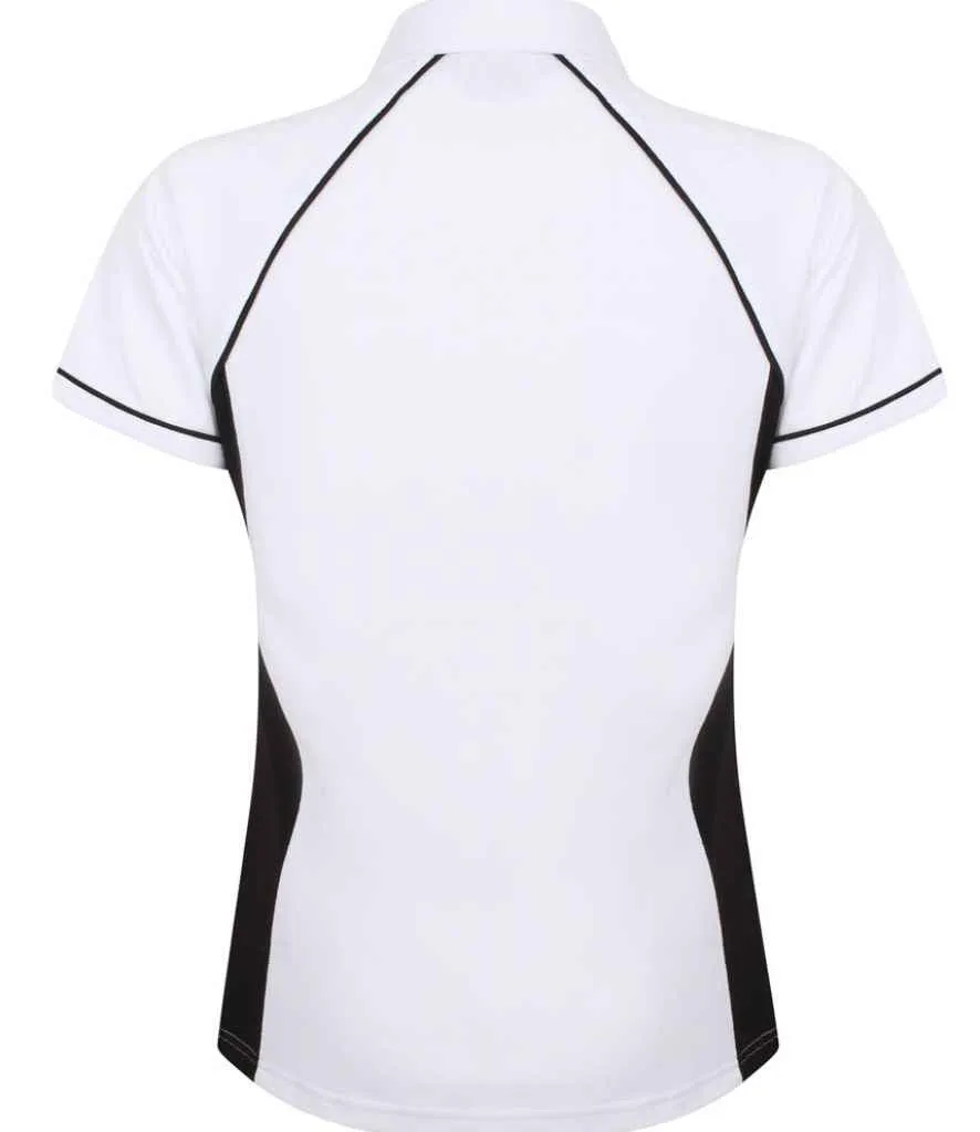 Finden and Hales Performance Piped Polo Shirt (Ladies)