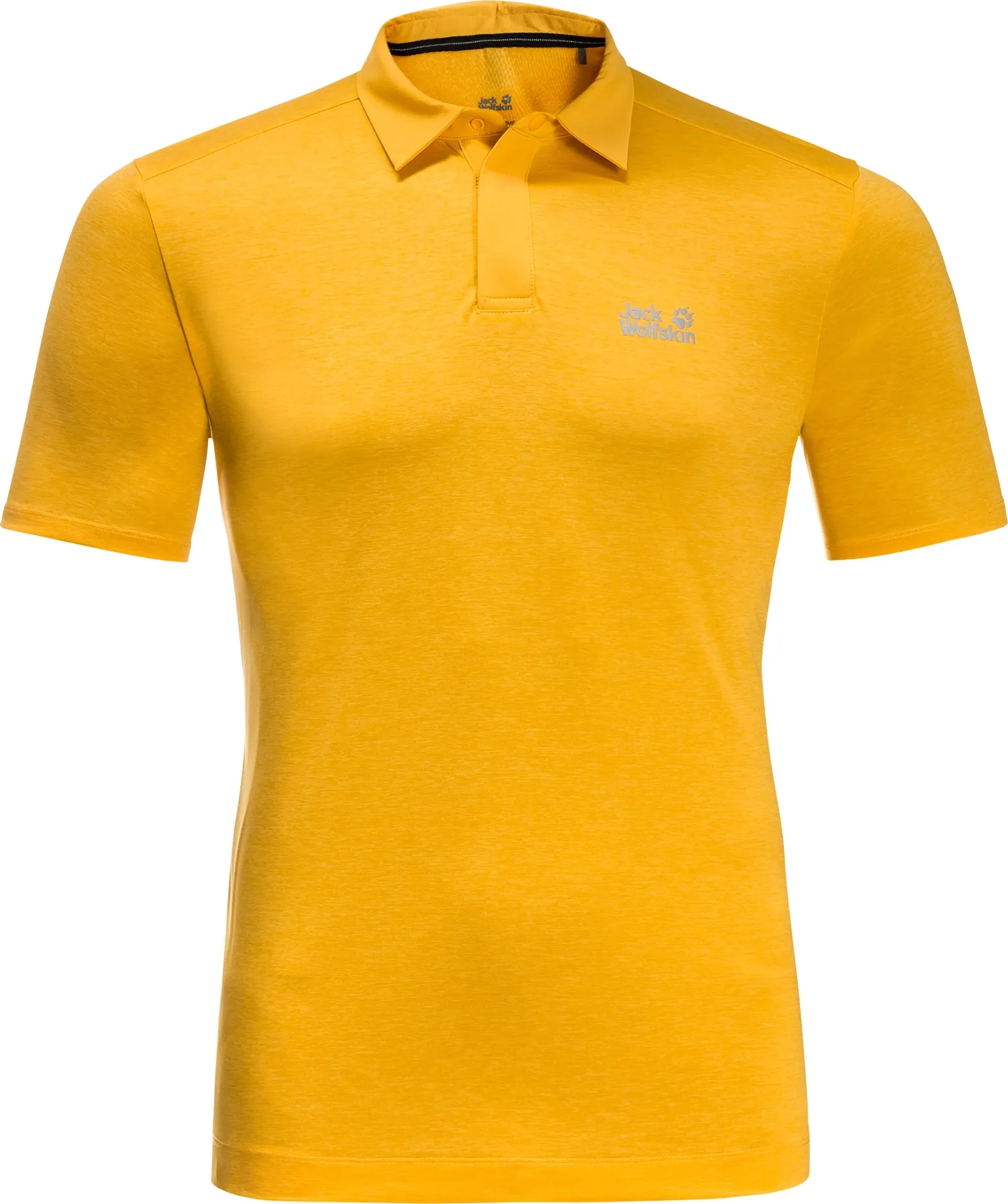 Jack Wolfskin Men&#x27;s Pack &amp; Go Polo Burly Yellow Xt | Buy Jack Wolfskin Men&#x27;s Pack &amp; Go Polo Burly Yellow Xt here | Outnorth