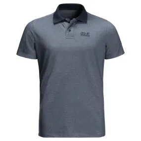 Jack Wolfskin Men&#x27;s Pique Polo Night Blue | Buy Jack Wolfskin Men&#x27;s Pique Polo Night Blue here | Outnorth
