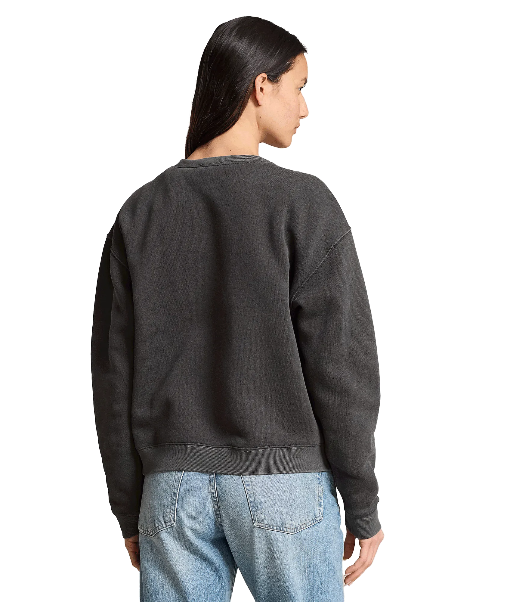 Polo Bear Fleece Crewneck - Black