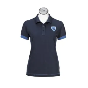 POLO DONNA MEZZA MANICA NORA PIKEUR BLU