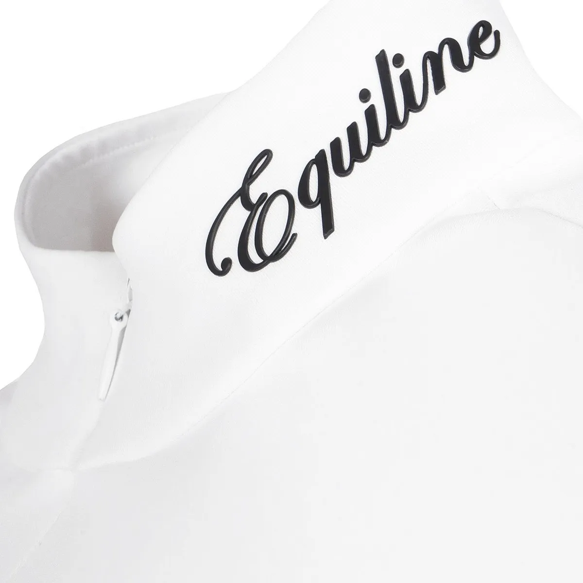  SHORT-SLEEVED COMPETITION POLO EQUILINE BATE Women White