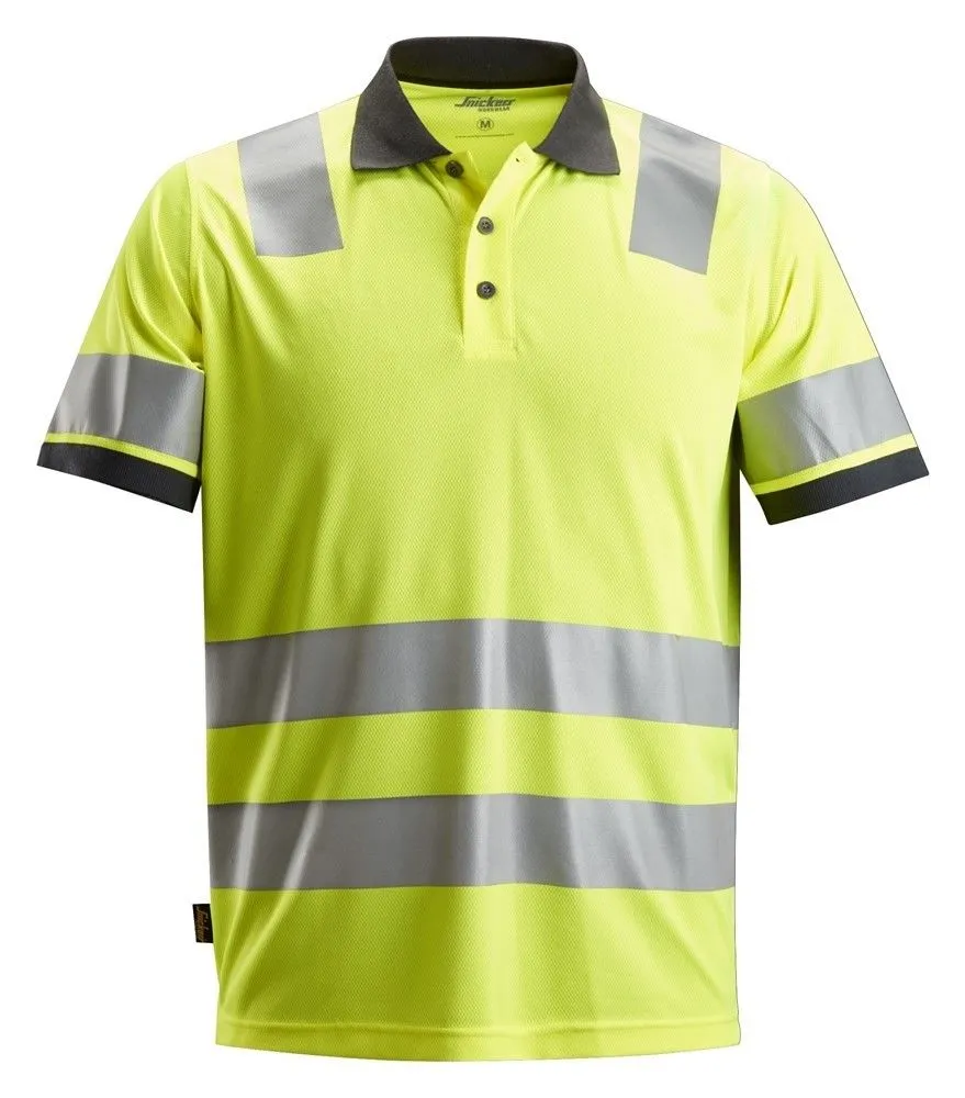 Snickers&#x20;2730&#x20;AllroundWork,&#x20;High-Vis&#x20;Polo&#x20;Shirt,&#x20;Class&#x20;2&#x20;-&#x20;High&#x20;Vis&#x20;Yellow