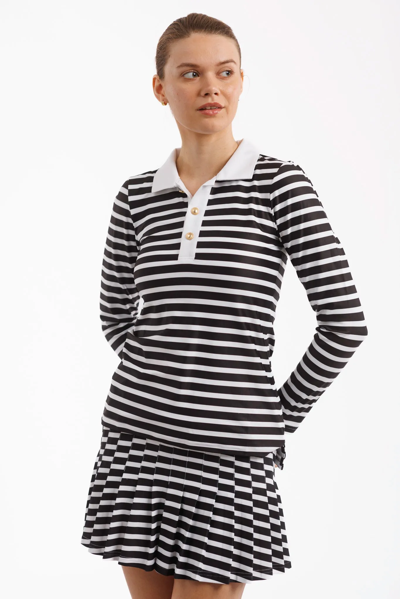 The Jean Top - Beret Stripe