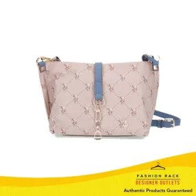 US Polo Assn Kinston Crossbody Bag Pu Beige/Tan